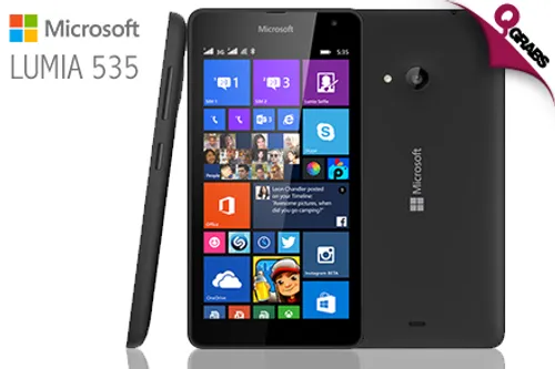 For QR349 Grab a Microsoft Lumia 535 Dual Sim Phone! (QR499 Value)